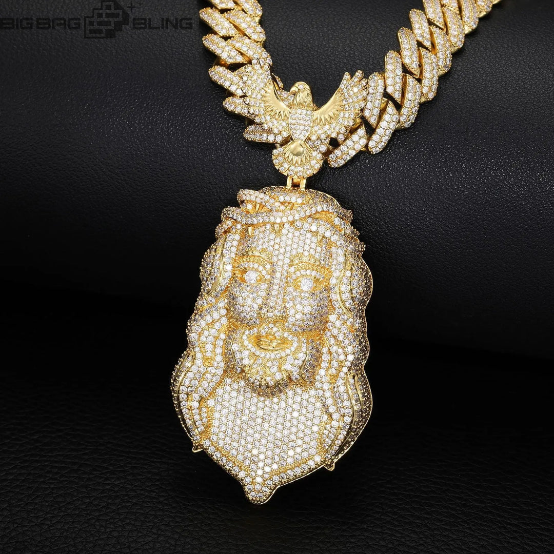 Iced Out Jesus Piece Pendant BigBagBling