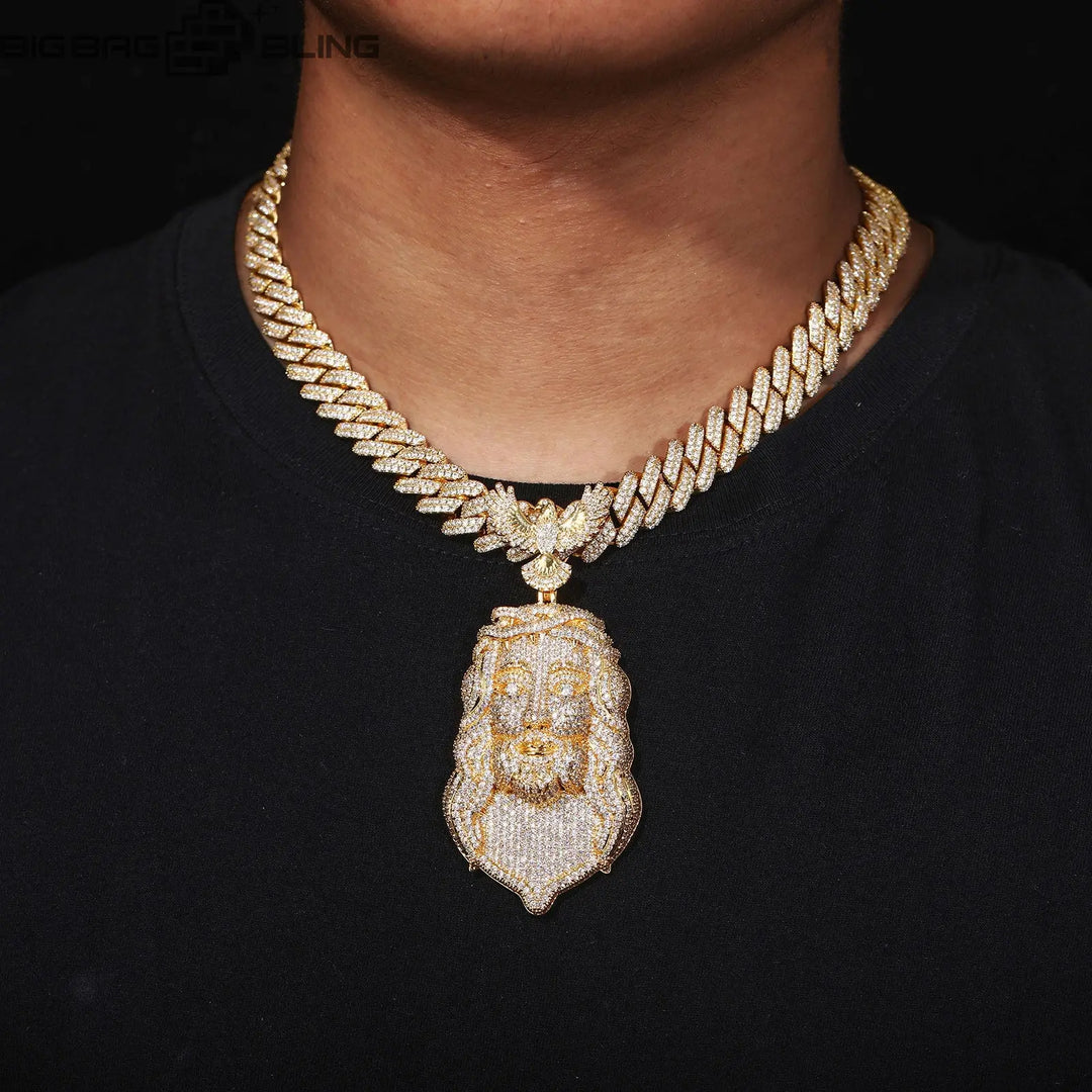 Iced Out Jesus Piece Pendant BigBagBling