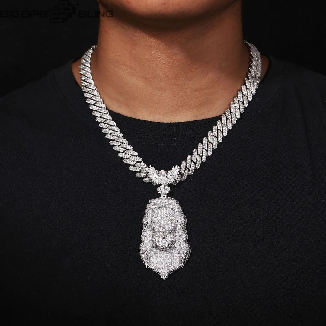 Iced Out Jesus Piece Pendant BigBagBling