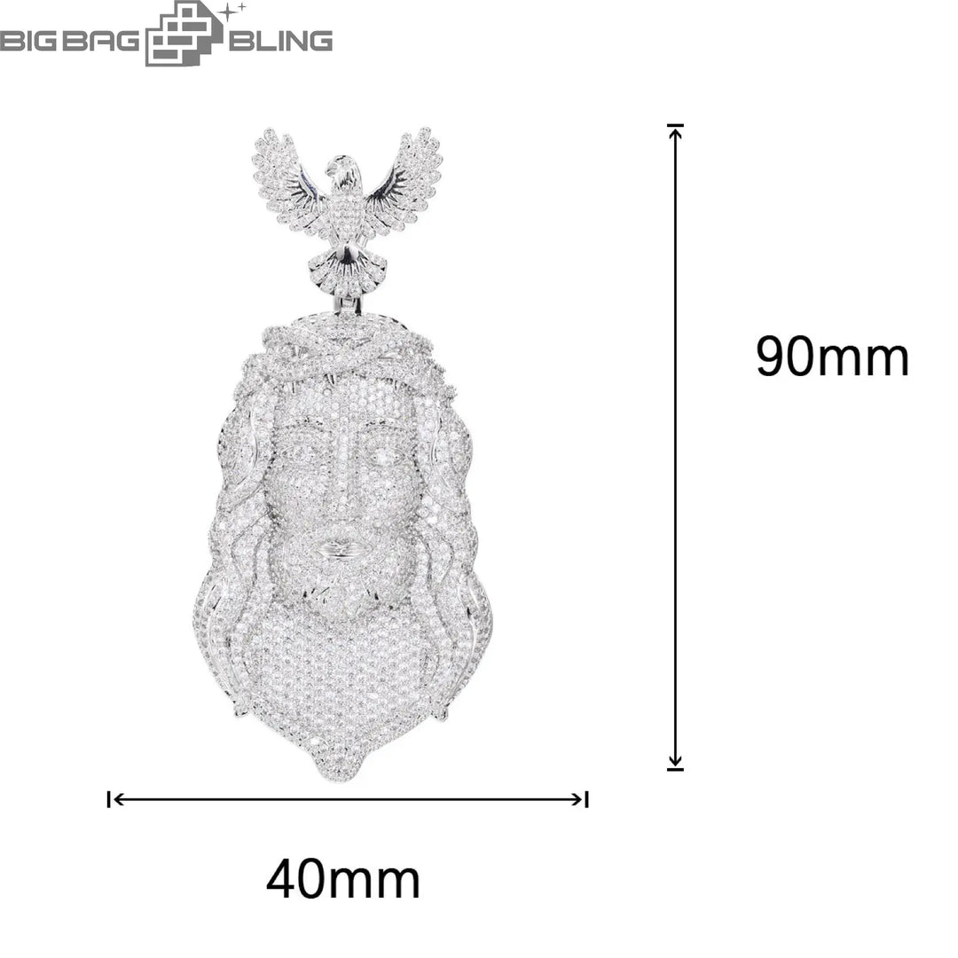 Iced Out Jesus Piece Pendant BigBagBling