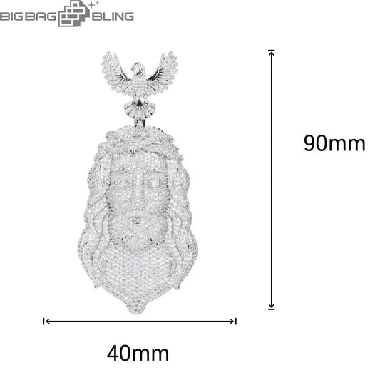 Iced Out Jesus Piece Pendant BigBagBling