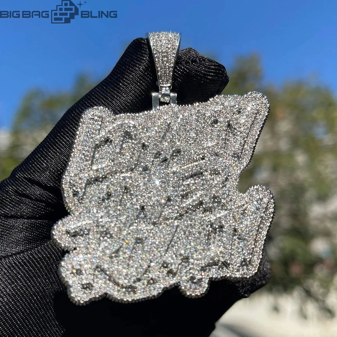 Iced Out Loyalty over Royalty  Pendant BigBagBling