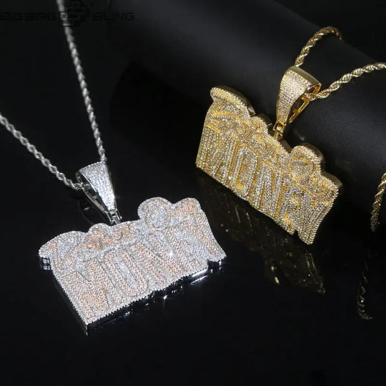 Iced Out MONEY Pendant BigBagBling