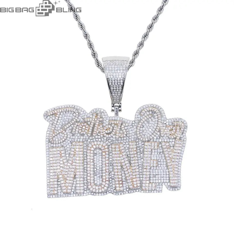 Iced Out MONEY Pendant BigBagBling