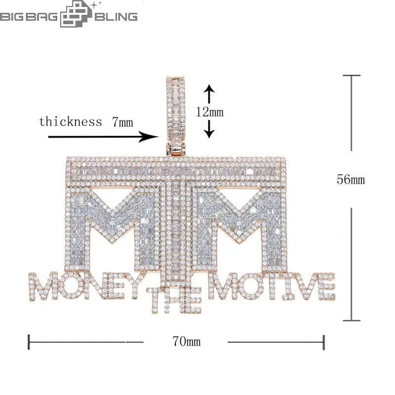 Iced Out MTM Pendant BigBagBling