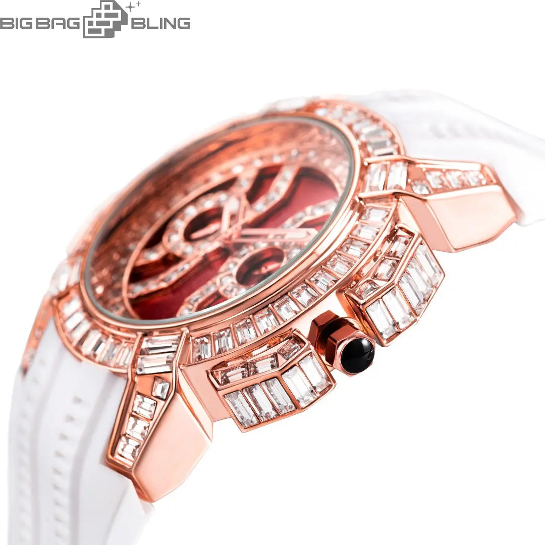 Iced Out Personalized large dial Watch BigBagBling