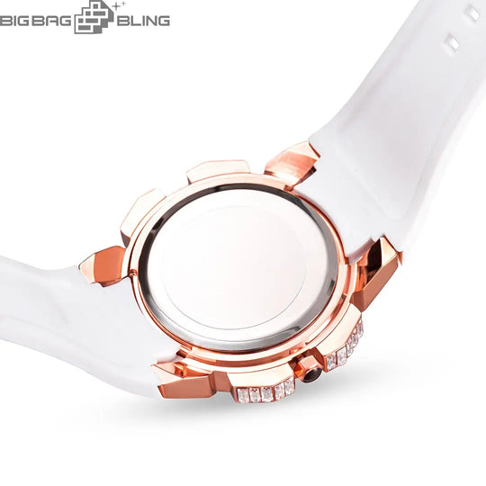 Iced Out Personalized large dial Watch BigBagBling