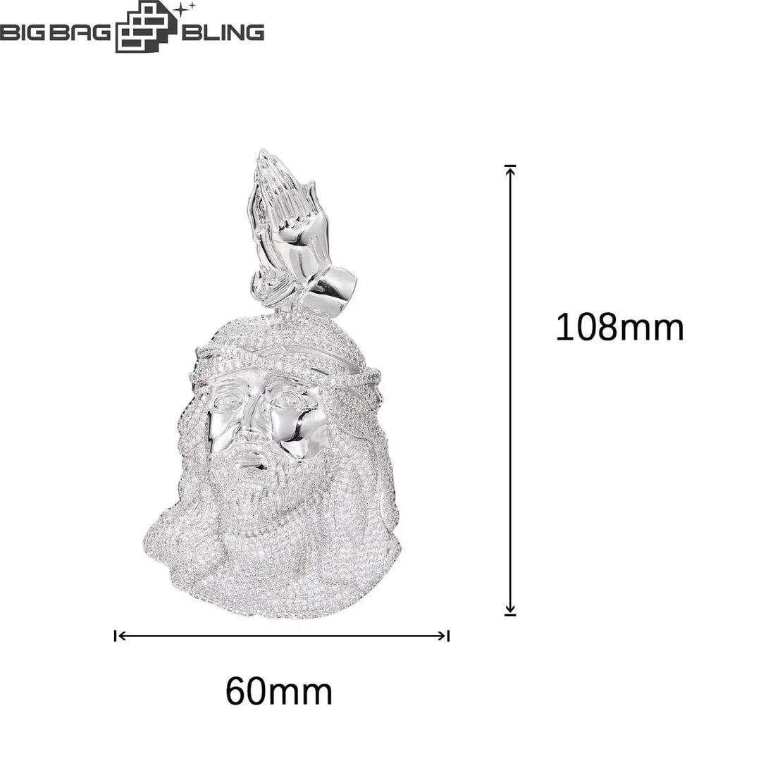 Iced Out Jesus Piece Pendant BigBagBling