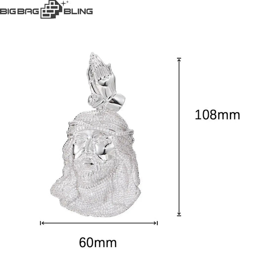 Iced Out Jesus Piece Pendant BigBagBling