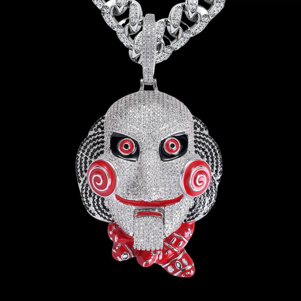 Iced Out Saw Pendant BigBagBling