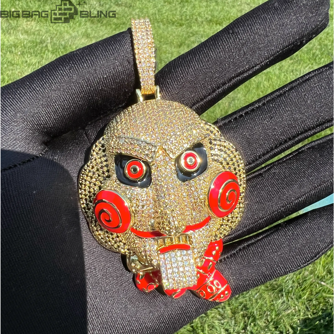 Iced Out Saw Pendant BigBagBling