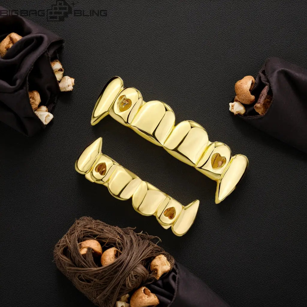Iced Out Smooth surface Grillz BigBagBling