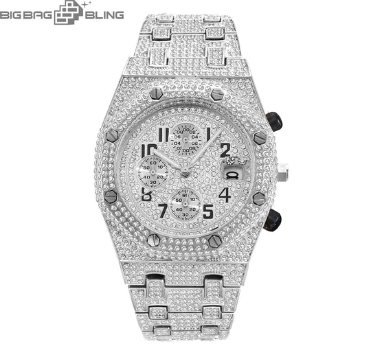 Iced Out Sports Watch BigBagBling