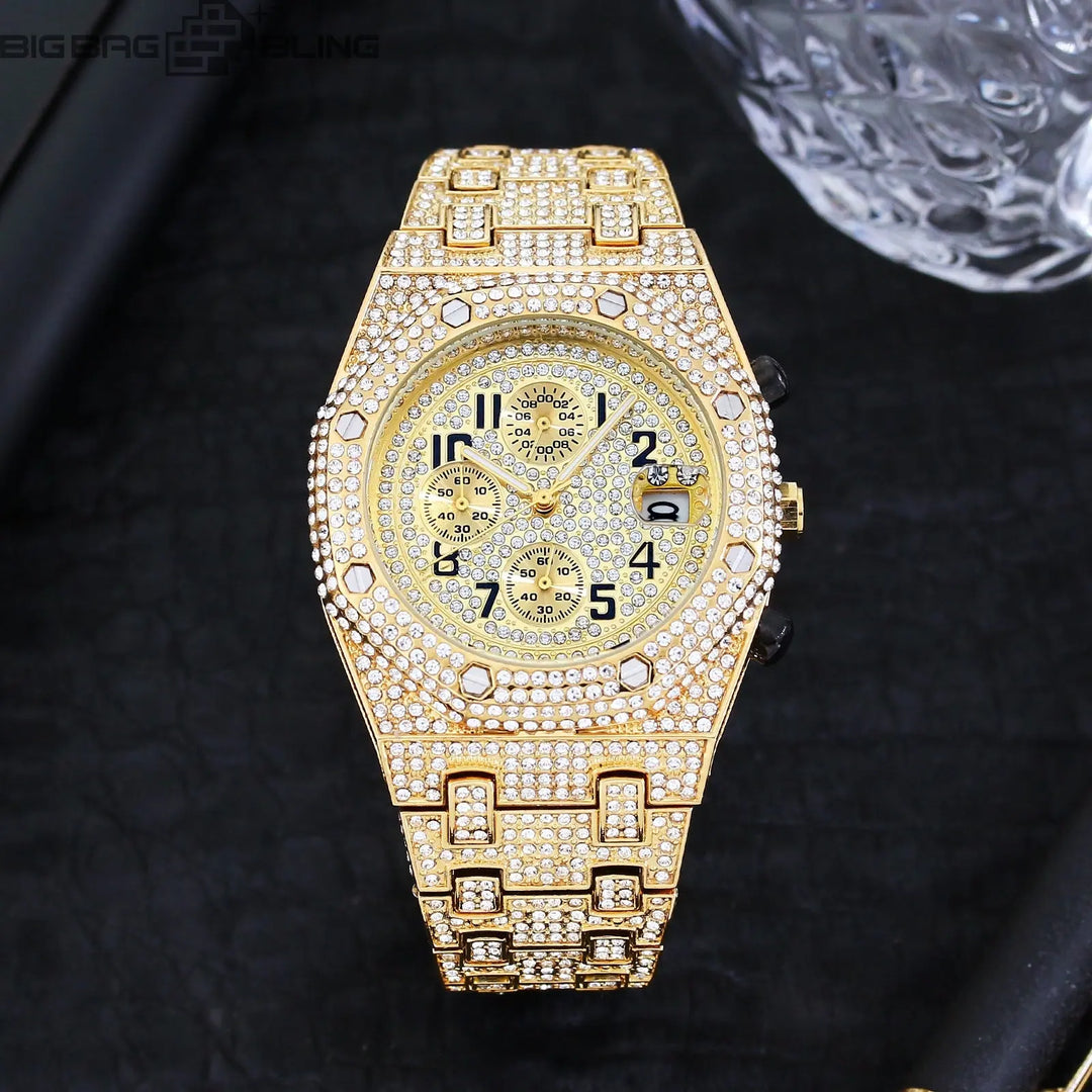 Iced Out Sports Watch BigBagBling