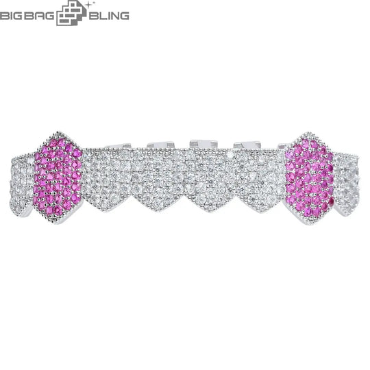Iced Out Vampire fangs Grillz BigBagBling