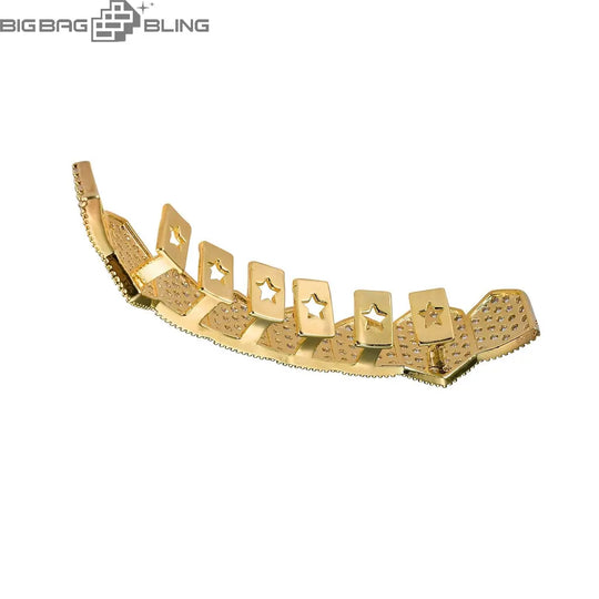 Iced Out Vampire fangs Grillz BigBagBling