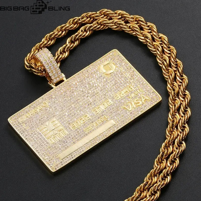 Iced Out VISA Pendant BigBagBling