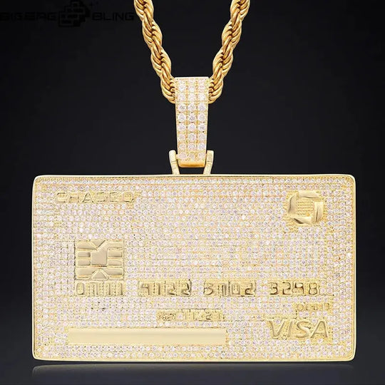 Iced Out VISA Pendant BigBagBling