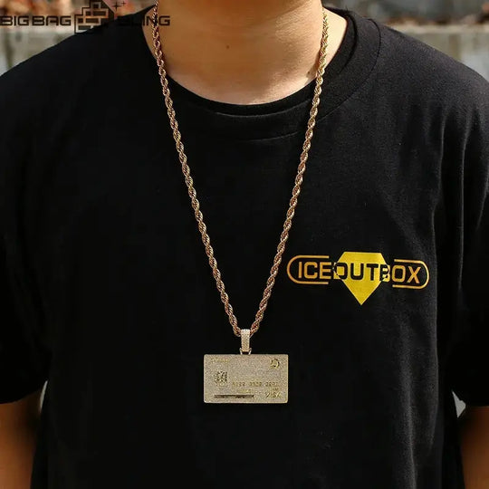 Iced Out VISA Pendant BigBagBling