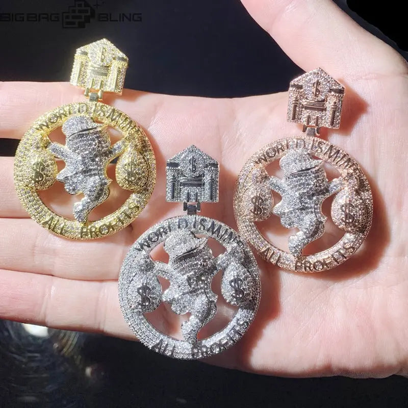 Iced Out World is mine Pendant BigBagBling