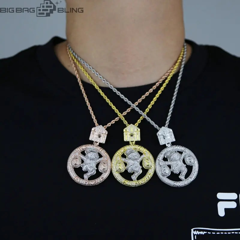 Iced Out World is mine Pendant BigBagBling