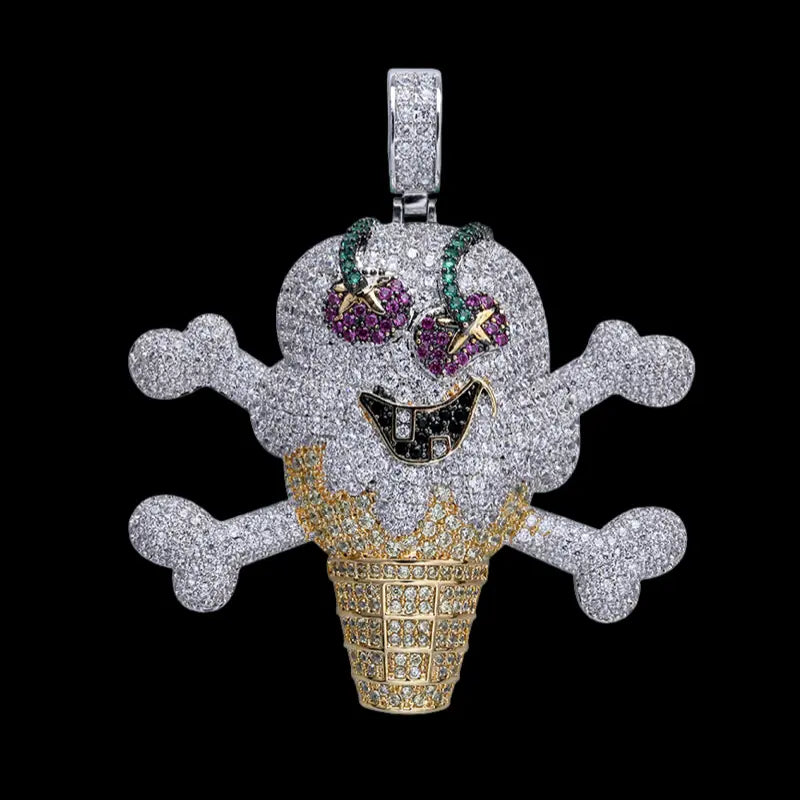 Iced Pirate Icecream Pendant