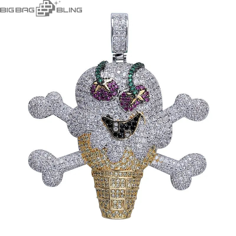 Iced Pirate Icecream Pendant