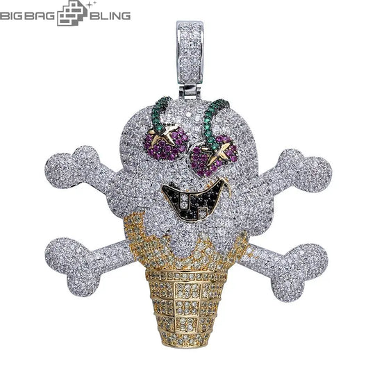 Iced Pirate Icecream Pendant