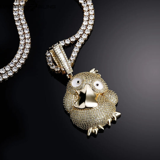 Iced Psyduck Pendant