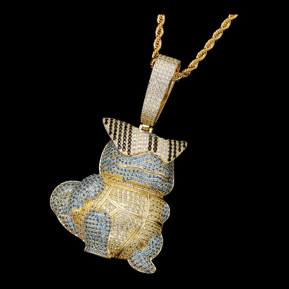 Iced Squirtle Pendant