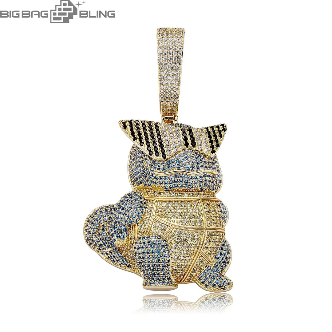 Iced Squirtle Pendant