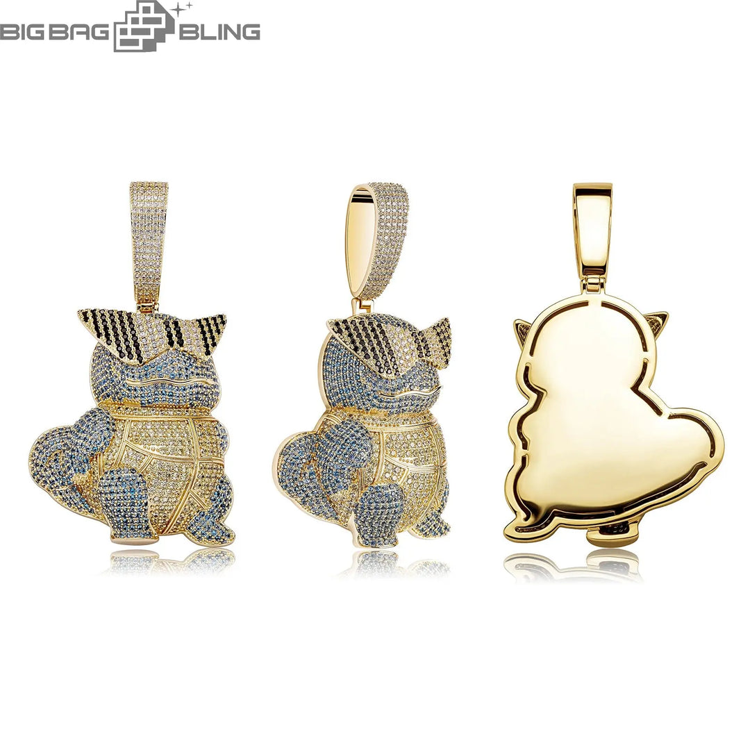 Iced Squirtle Pendant