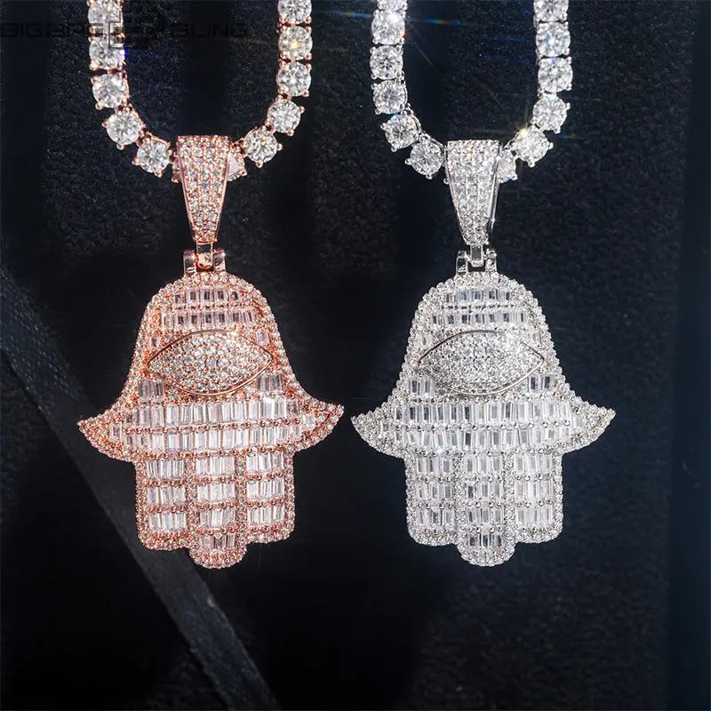 Iced out The Eye of the Devil Pendant BigBagBling