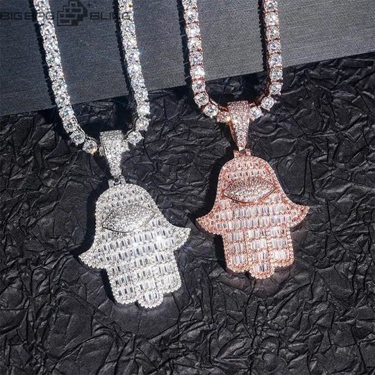 Iced out The Eye of the Devil Pendant BigBagBling