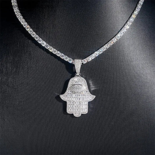 Iced out The Eye of the Devil Pendant BigBagBling