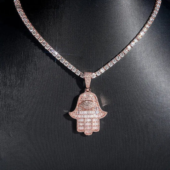 Iced out The Eye of the Devil Pendant BigBagBling