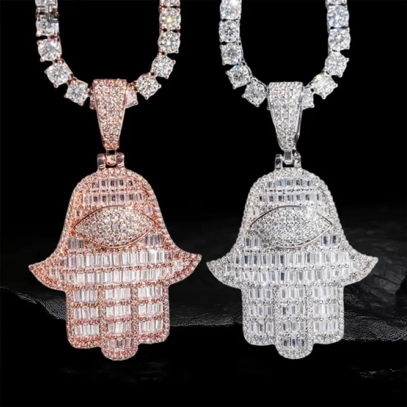 Iced out The Eye of the Devil Pendant BigBagBling