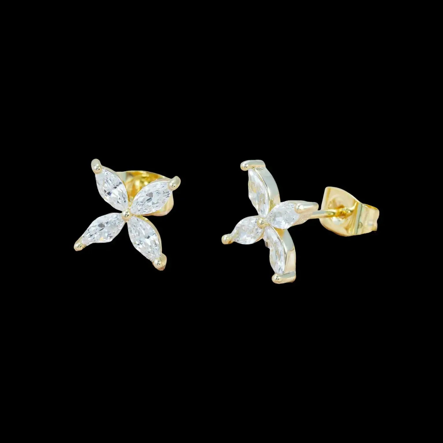 S925 Sterling Silver Moissanite Butterfly Earrings BigBagBling
