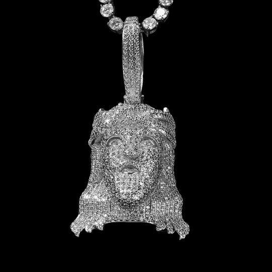 Vintage Hairband Braid Portrait Pendant