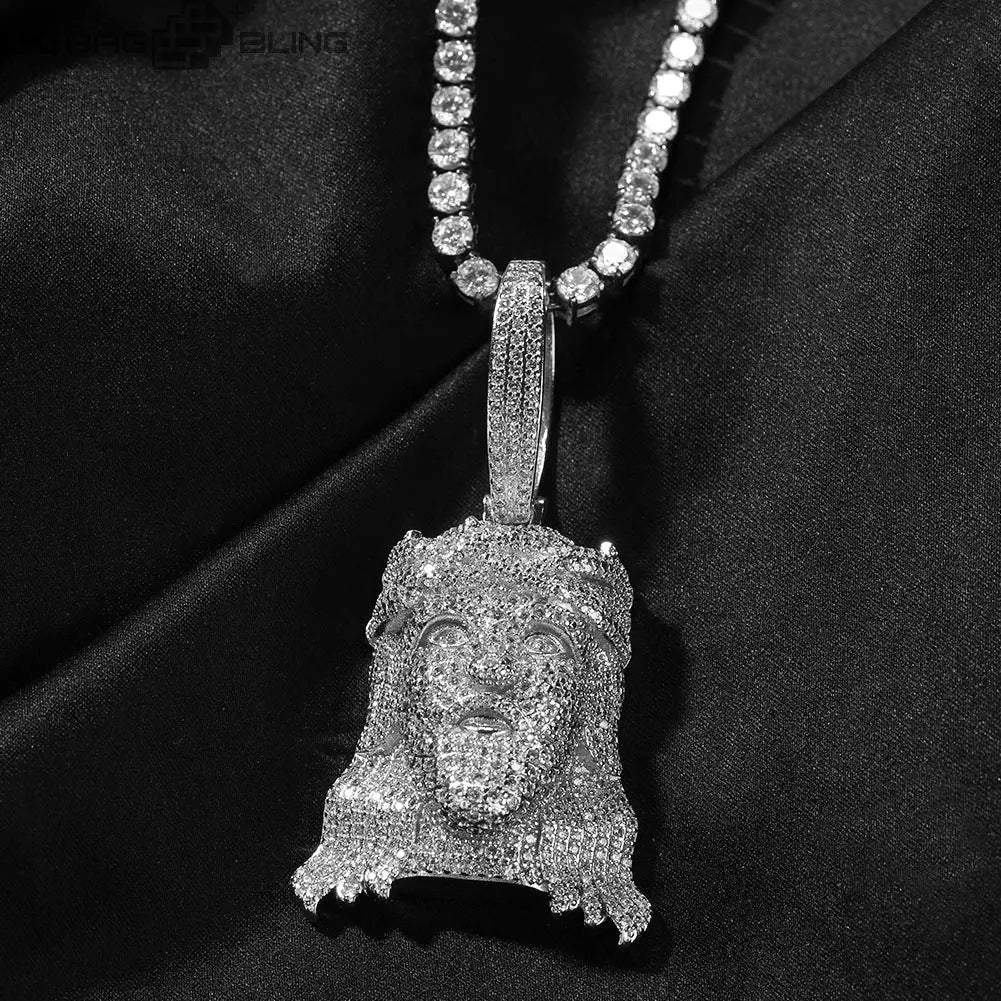 Vintage Hairband Braid Portrait Pendant