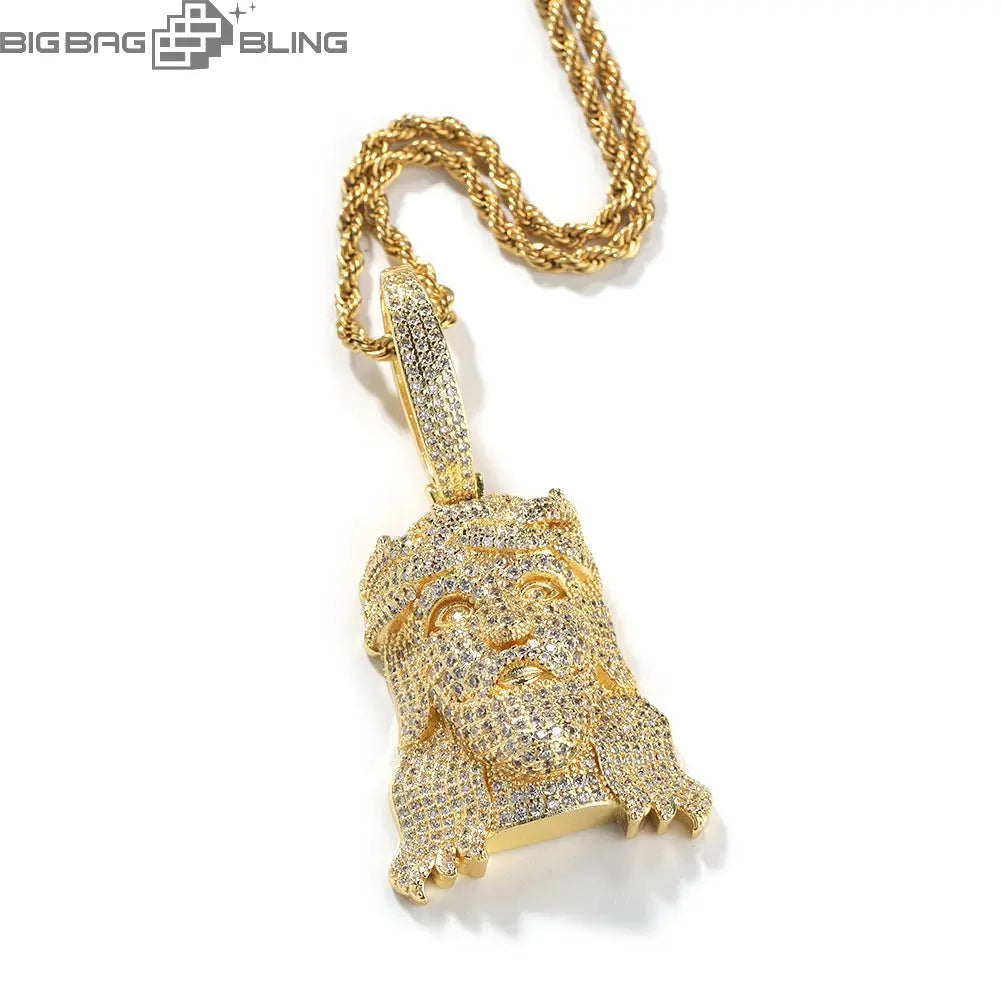Vintage Hairband Braid Portrait Pendant
