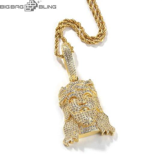 Vintage Hairband Braid Portrait Pendant