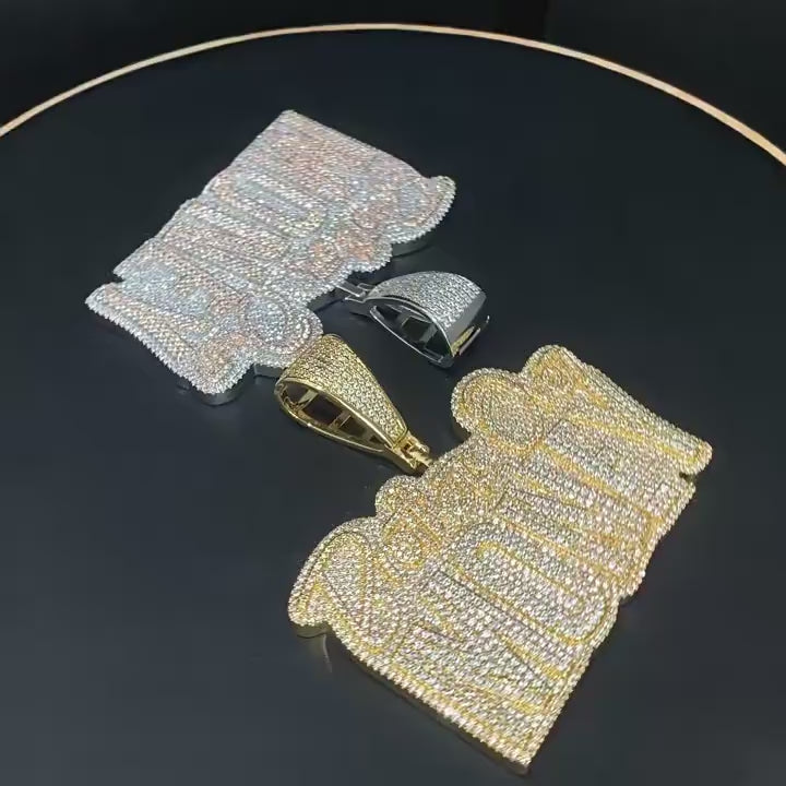 Iced Out MONEY Pendant