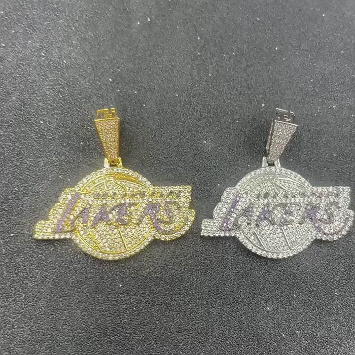 Iced Out Laker‘s Pendant