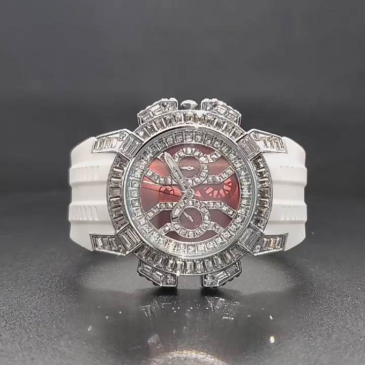 Iced Out Personalized large dial Watch