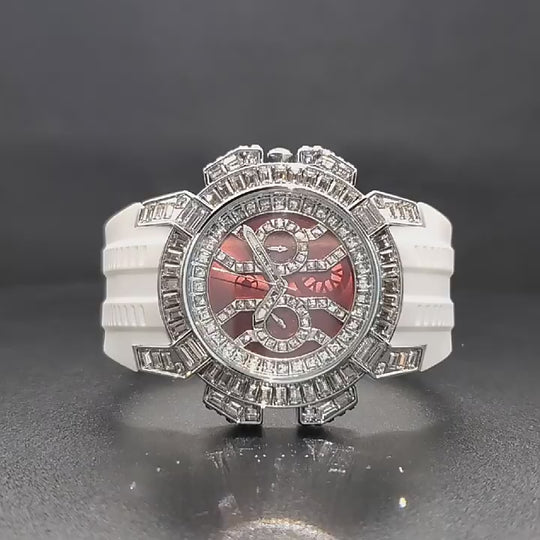 Iced Out Personalized large dial Watch