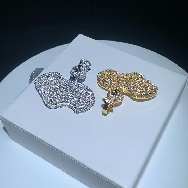 Iced Out Hustle Pendant