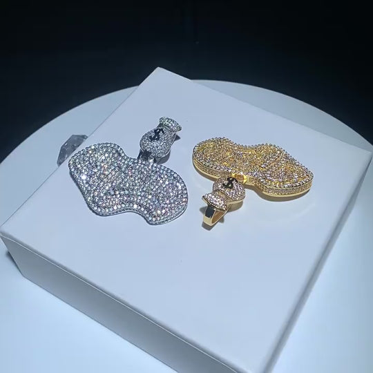 Iced Out Hustle Pendant